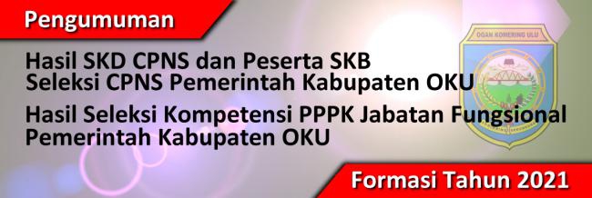 Hasil SKD CPNS dan Hasil Seleksi Kompetensi PPPK Jabatan Fungsional